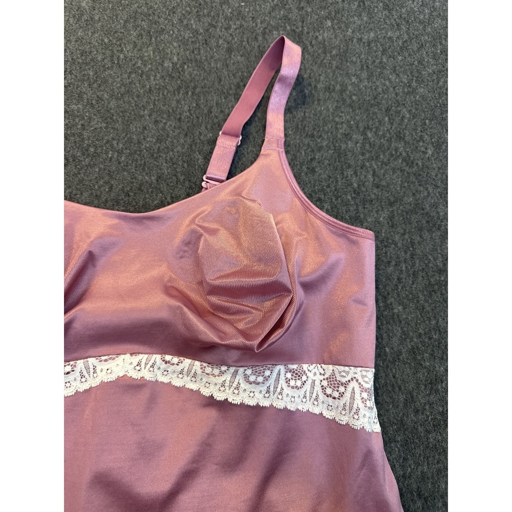 *Flawed Ruby Ribbon Lace Cami Size 46 Support Shapewear 3024 Sculpting Cami - Picture 10 of 13